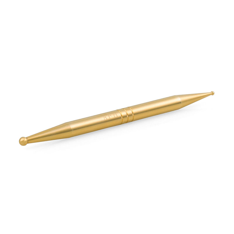 AFH massage stick, gold plated, w/box, medium - FE-14-1442