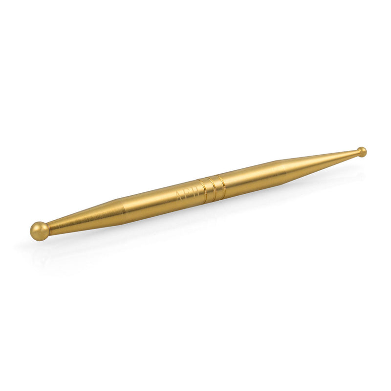 AFH massage stick, gold plated, w/box, large - FE-14-1443