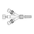 Smiths Medical ASD, Inc Site W-Injection 2Inj St .8mL Swivel Male Luer Lock/Female Luer Lock 1 25/Ca - MX701