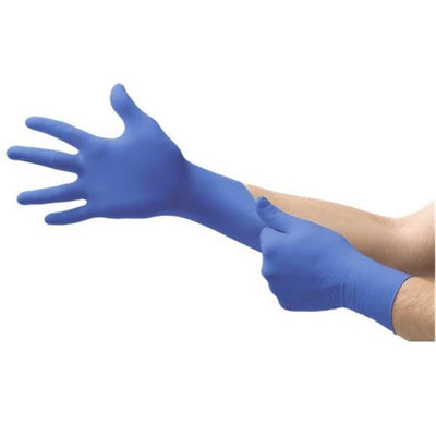 Ansell Healthcare Products LLC Gloves Exam Microflex PF Nitrile Latex-Free 9.1 in XL Cobalt Blue 250/Bx, 10 BX/CA - UF-524-XL