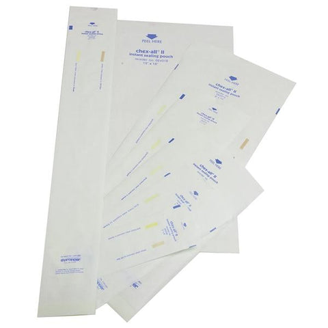 Propper Mfg Co Pouch Sterilization Chex-All II 12 in x 18 in White / Clear 125/Bx, 2 BX/CA - 2401800