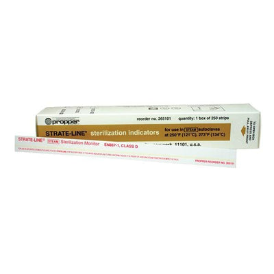 Propper Mfg Co Indicator Strip Sterilization SmalStrips 4 in 250/Bx - 26510200
