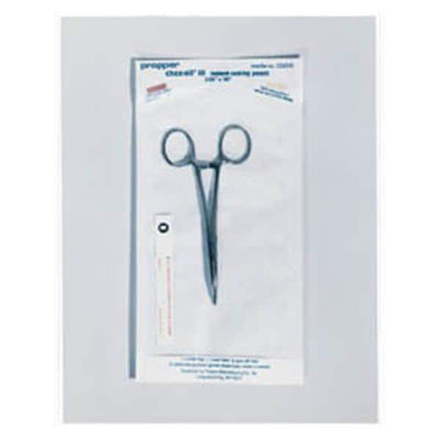 Propper Mfg Co Pouch Sterilization Chex-All III 3.5 in x 9.5 in Clear / White 100/Bx - 2430900