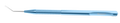 RUMEX  He Phaco Chopper, RHD, 45° Angled, Wedge-Shaped, Length 120 mm, Round Titanium Handle