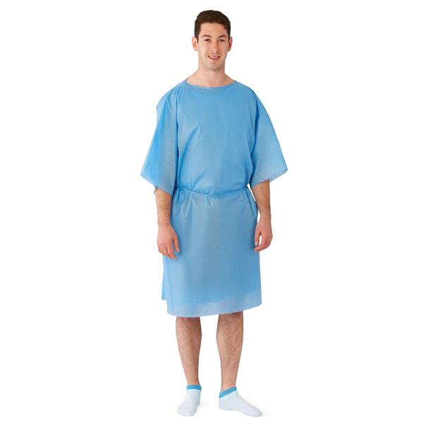 Medline Industries Inc Gown Patient Large Blue 50/Case - NON27146SL