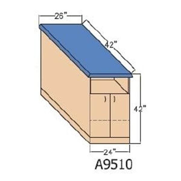 Hausmann Industries Station Taping Module Proteam 2" Foam Top 42x26x42" 450lb Capacity Each - A9510