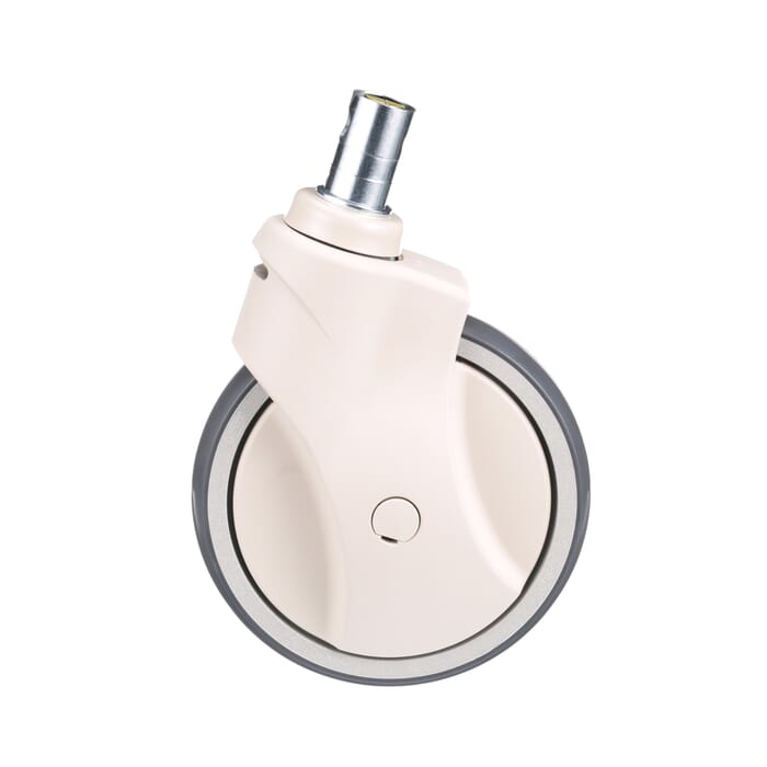 Hillrom 8" (200mm) Single Active Brake Stem Caster - 14307306