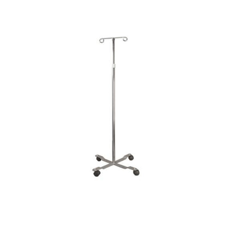 Graham Stand IV Select Care 2 hook 27.5" Base 47-84" Height Adjustment Each - Field/Everest &Jennings - GF7012-1