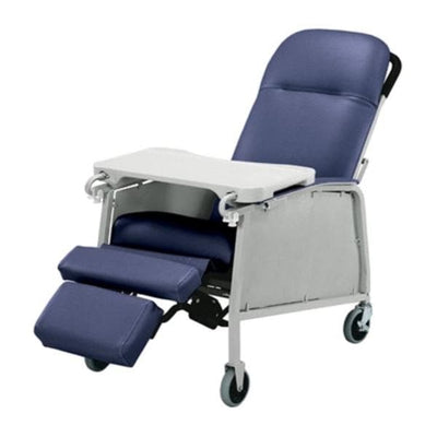 Graham Recliner Three Position Lumex Steel Frame 250lb Capacity Royal Blue 1/EA - Field/Everest &Jennings - 574G454