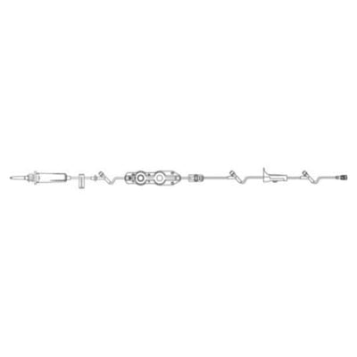 B. Braun Medical Inc. Iv Admin Set Outlook/Horizon 3 Inj Sites: 105", 68", 6 132 15Drp 30mL 24/Ca - V7410