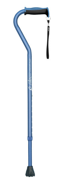 Drive Medical Airgo Comfort-Plus Aluminum Cane, Offset Handle