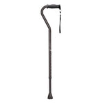 Drive Medical Airgo Comfort-Plus Aluminum Cane, Offset Handle