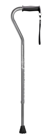 Drive Medical Airgo Comfort-Plus Aluminum Cane, Offset Handle
