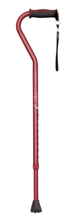 Drive Medical Airgo Comfort-Plus Aluminum Cane, Offset Handle