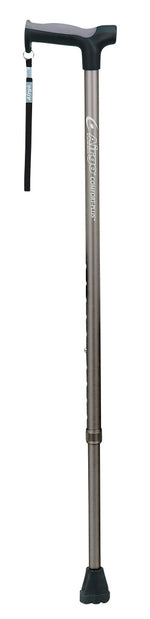 Drive Medical Airgo Comfort-Plus Aluminum Cane, Derby Handle