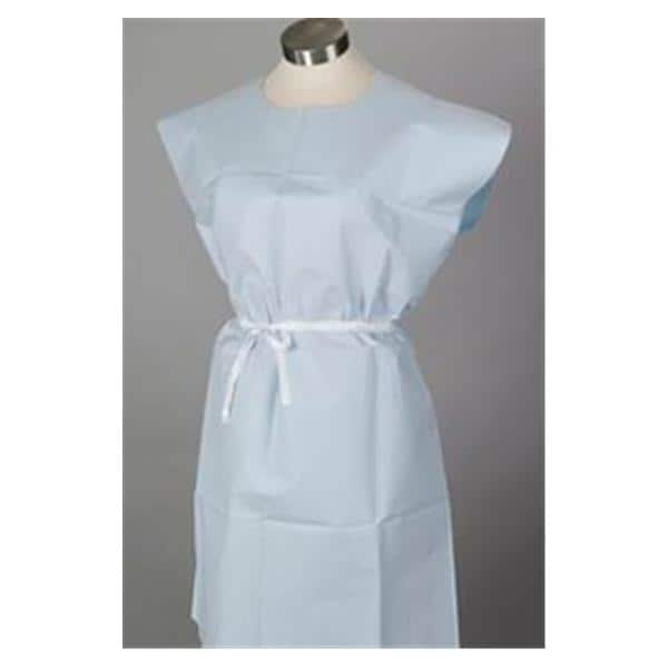 Tidi Products LLC Gown Patient Encore 30 in x 42 in Blue 50/Case - 9810847