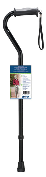 Drive Medical Gel Grip, Aluminum Offset Canes, Height Adjustable