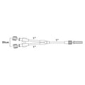 Smiths Medical ASD, Inc Set IV Extension Medex 3" Priming Volume .6mL Disposable Sterile 50/Ca - MX456L