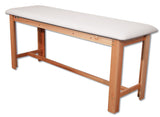 Classic H-Brace Exam Table White 