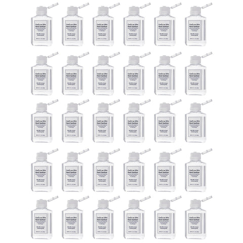 CanDo Ultra Hand Sanitizer with Aloe Vera, Flip Cap, 2 oz., Case of 30