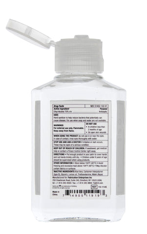 CanDo Ultra Hand Sanitizer with Aloe Vera, Flip Cap, 2 oz., Case of 30 - FE-15-1145-30