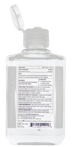 CanDo Ultra Hand Sanitizer with Aloe Vera, Flip Cap, 4 oz., Case of 20 - FE-15-1146-20