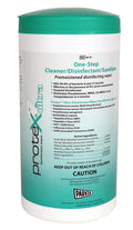 Protex Ultra, Disinfectant Wipes, 7" x 9.5", Canister of 75, Each