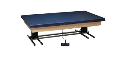 Deluxe Electric Hi-Lo Mat Table w/mat, 7' x 5', 220V, Crated