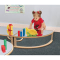 Quarter Round Infant Floor Mirror