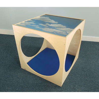 Acrylic Top Playhouse Cube With Floor Mat Set