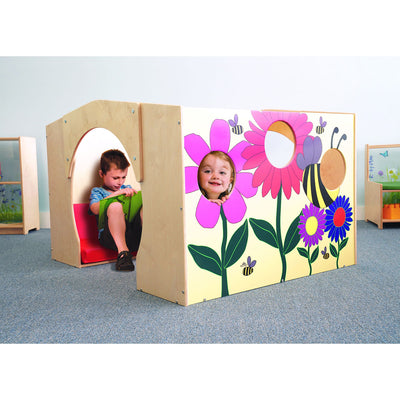 Flowered Reading Haven With Cushion