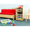 Clear Tray Single Column Storage Cabinet