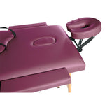 Economy massage table, 28" x 73", burgundy - FE-15-3731BUR