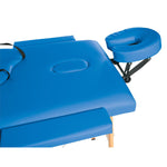 Economy massage table, 28" x 73", blue - FE-15-3731B
