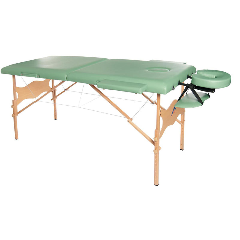 Economy massage table, 28" x 73", green - FE-15-3731G