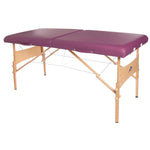 Deluxe massage table, 30" x 73", burgundy - FE-15-3732BUR