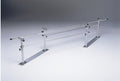 Parallel Bars, steel base, folding, height and width adjustable, 10' L x 16" - 24" W x 22" - 36" H