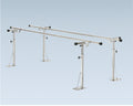 Parallel Bars, floor mounted, height and width adjustable, 22' L x 6" W x 26" - 44" H