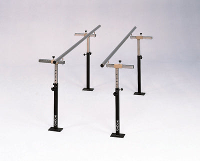 CanDo Floor Mounted Parallel Bars, Height & Width Adjustable, 10'