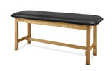 CanDo Treatment Table H-Brace w/Flat Top, 400 LB Capacity, 72"L x 30"W x 31"H