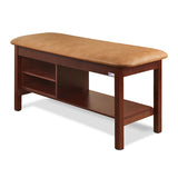 Clinton, Classic Treatment Table, 1-Section, Tiered Shelving Unit, 1 Shelf, 72" x 27" x 31"