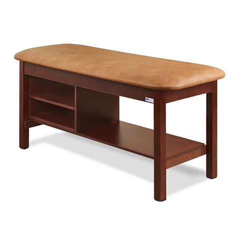 Clinton, Classic Treatment Table, 1-Section, Tiered Shelving Unit, 1 Shelf, 72" x 30" x 31"