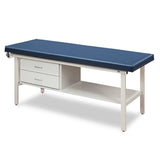 Clinton, Alpha-S Treatment Table, 1-Section, 1 Shelf, 2 Drawers, 72" x 27" x 31"