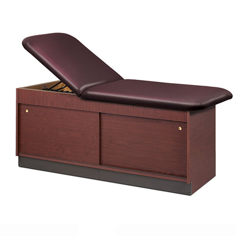 Clinton, Cabinet Style Treatment Table, 2-Section, Sliding Doors 30"W