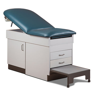 Clinton, Cabinet Style, Space Saver Table, 2-Section, Step Stool