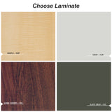 Clinton, Base Cabinet Set, 2 Doors, 5 Drawers, Desk, 72"L - FE-15-4581