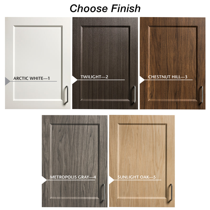 Clinton, Fashion Finish Base Cabinet, 2 Doors, 2 Drawers, 36" - FE-15-4584