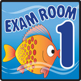 Clinton, Sign, Ocean Series, Exam Room 1 Sign