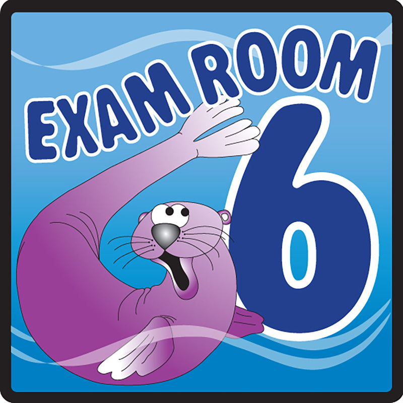 Clinton, Sign, Ocean Series, Exam Room 6 Sign