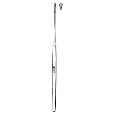 Sklar Instruments Curette Eachr Shapleigh 6-1/4" Small Serrated/Fenestrated Straight SS Rsbl Each - 67-2525